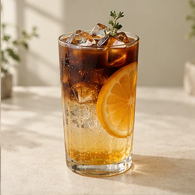 SKYLINE TO: Iced filter coffee, Citrus, Tonic